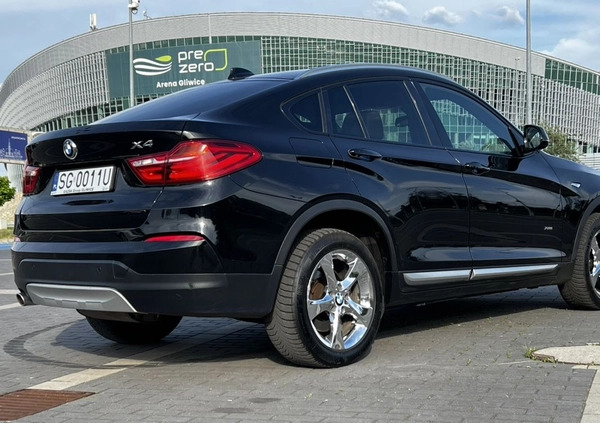 BMW X4 cena 83700 przebieg: 252000, rok produkcji 2015 z Gliwice małe 37